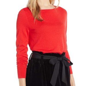 Red Crewneck Sweater HALOGEN® NWOT XS